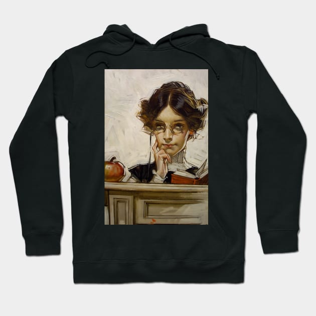 Teacher (1909), Joseph Christian Leyendecker Hoodie by immortalpeaches